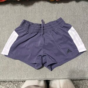 Women’s Adidas Purple and White Athletic Shorts Size XS